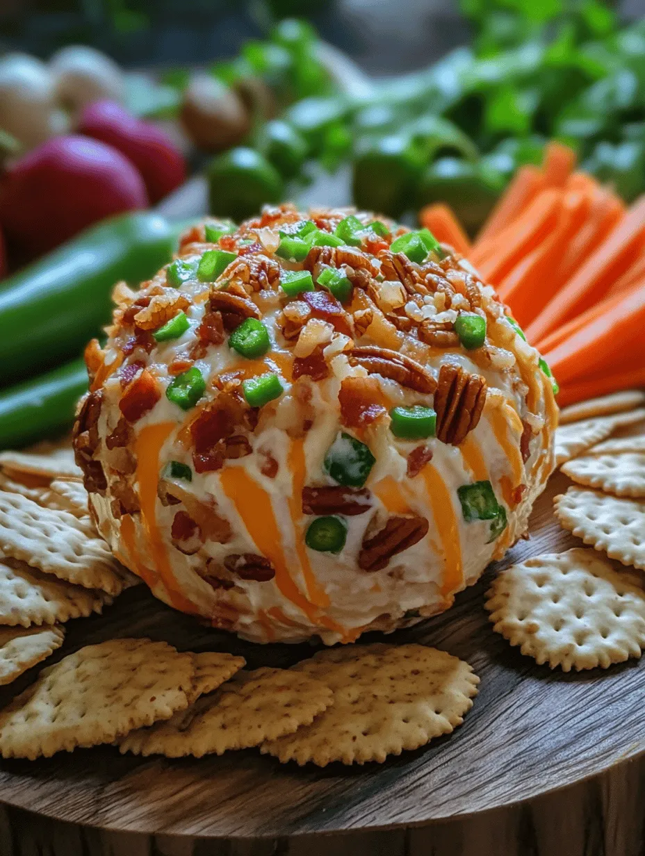 Spicy Jalapeno Popper Cheese Ball Delight: A Flavorful Appetizer Recipe