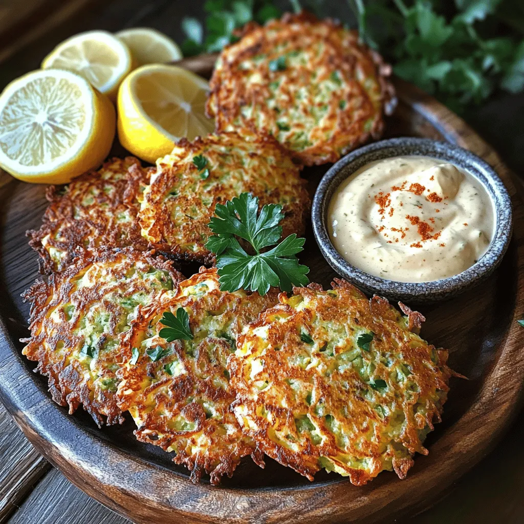 Crispy St. Patrick's Day Cabbage Fritters with Garlic Sauce