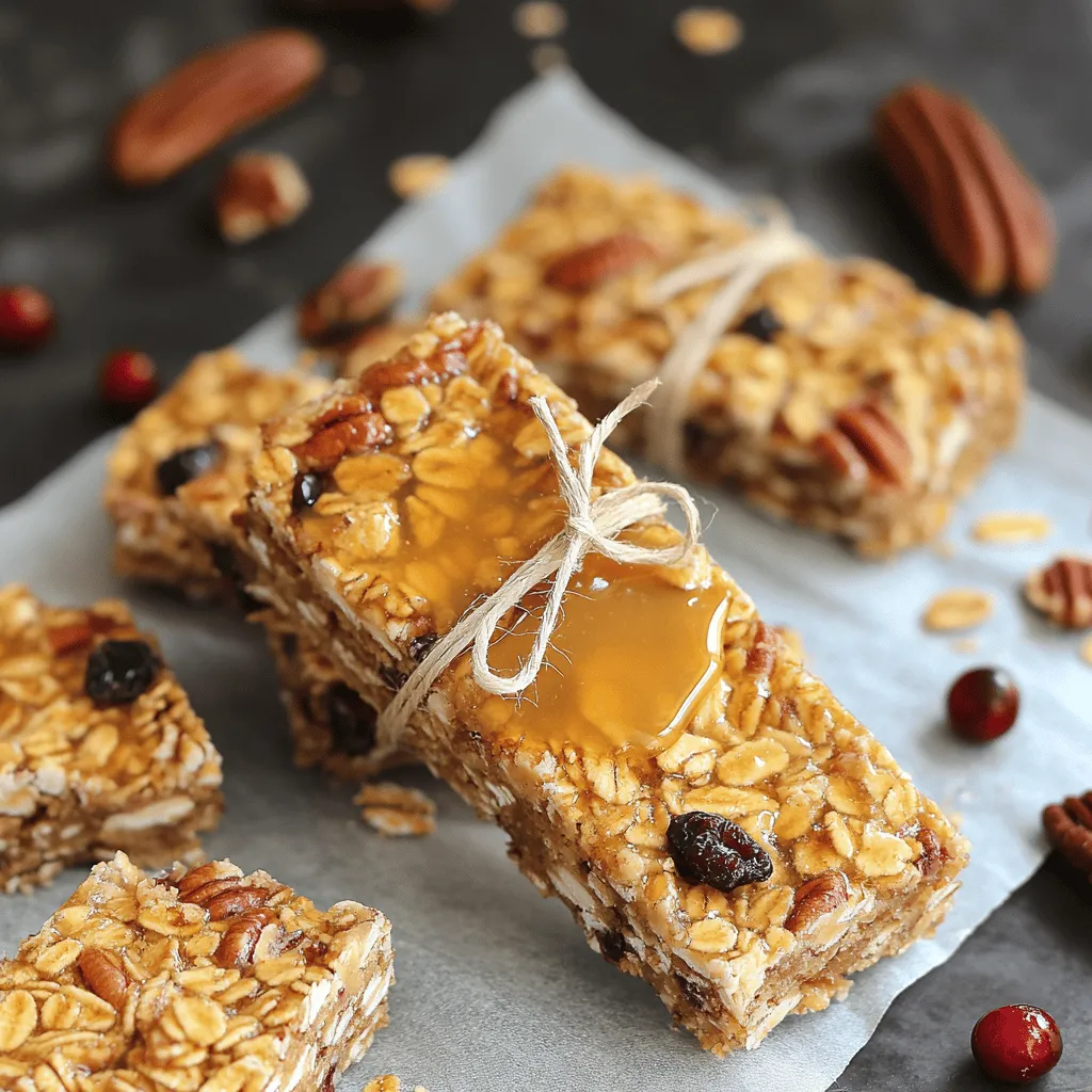 Maple Pecan Granola Bars Easy and Tasty Recipe