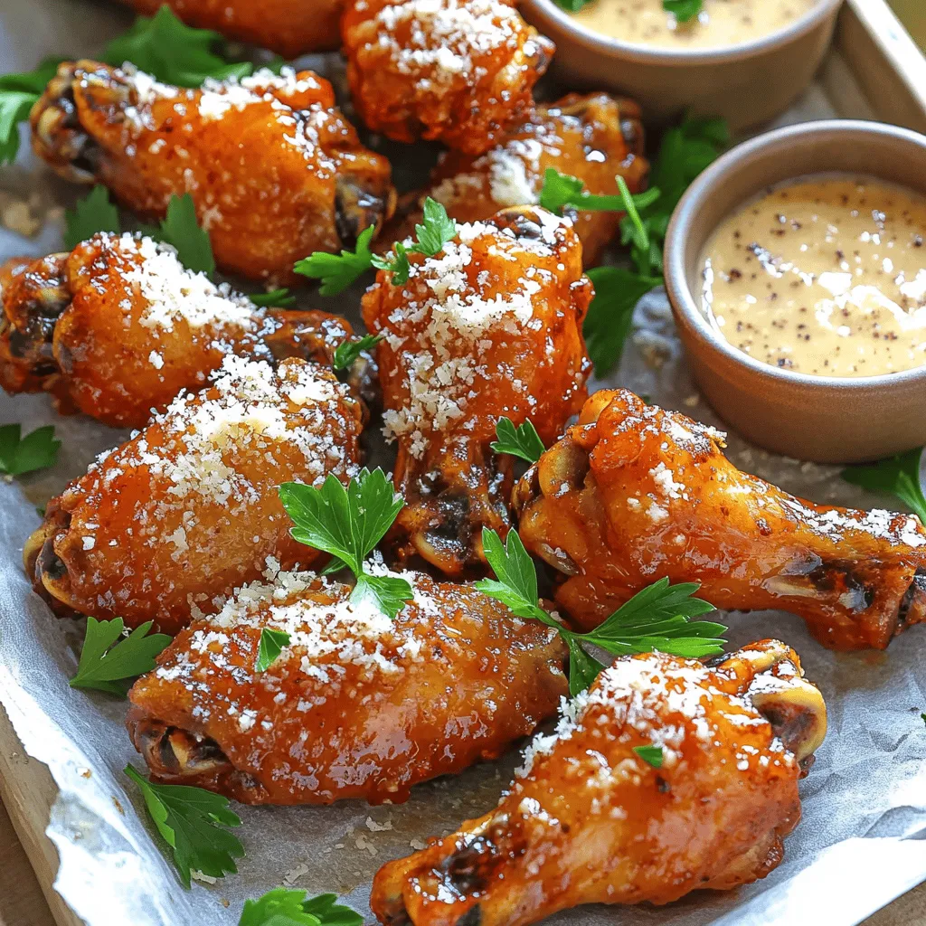 Hot Truffle Garlic Parm Wings Flavorful Wing Recipe