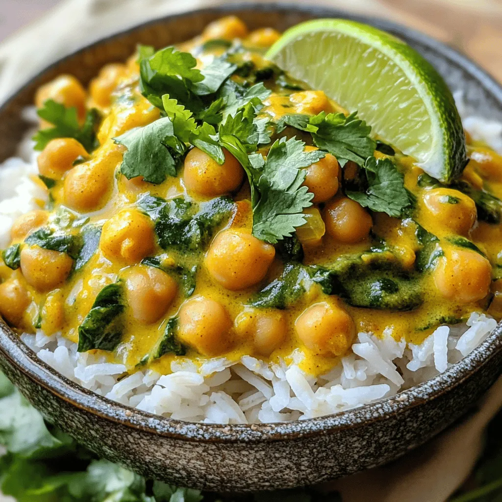 Tropical Creamy Coconut Chickpea Curry: A Flavorful Journey into Plant-Based Goodness