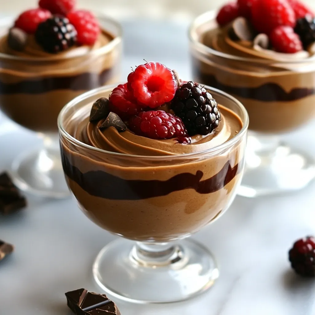Cottage Cheese Chocolate Mousse High Protein Delight