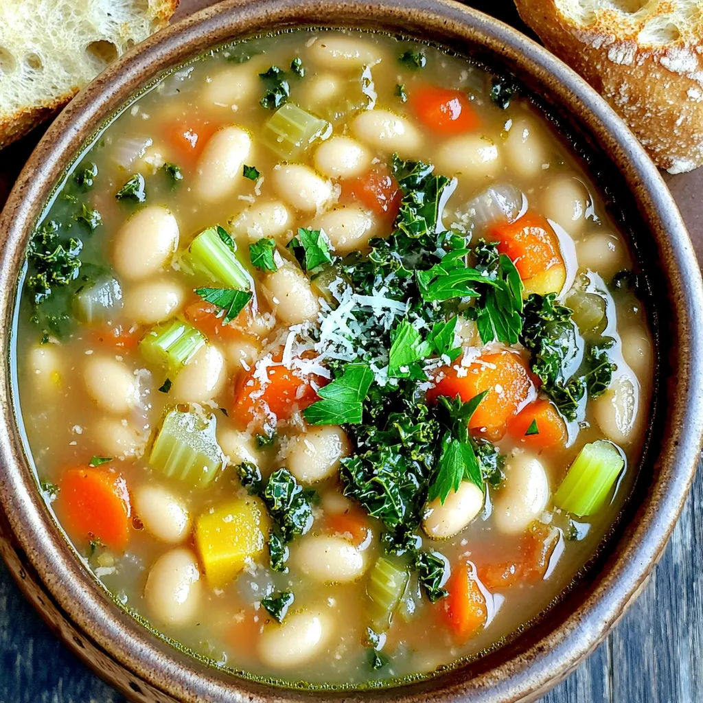 Slow Cooker Tuscan White Bean Soup Comforting Delight