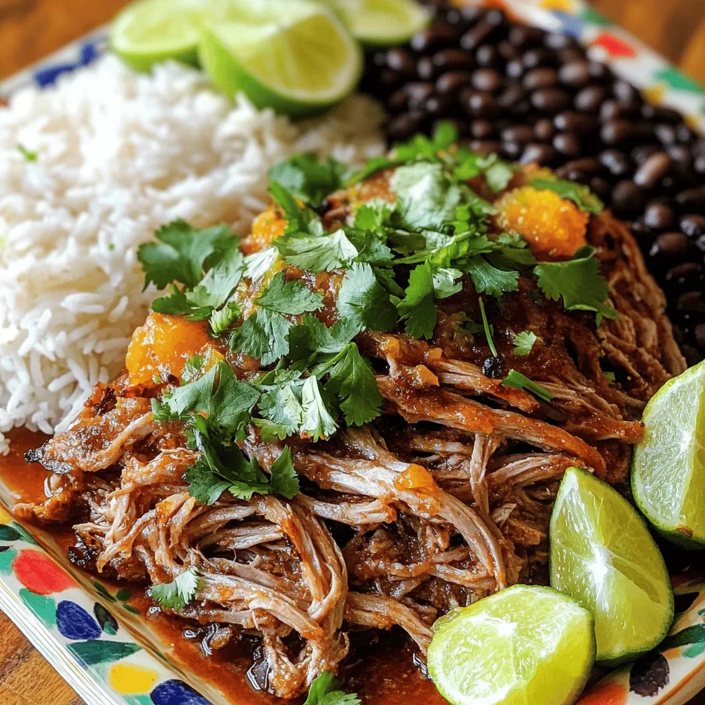 To make the best Cuban mojo pork, you need a few key ingredients. First, the pork shoulder is the star of the show. This cut has the right fat and flavor. It cooks well and stays juicy.