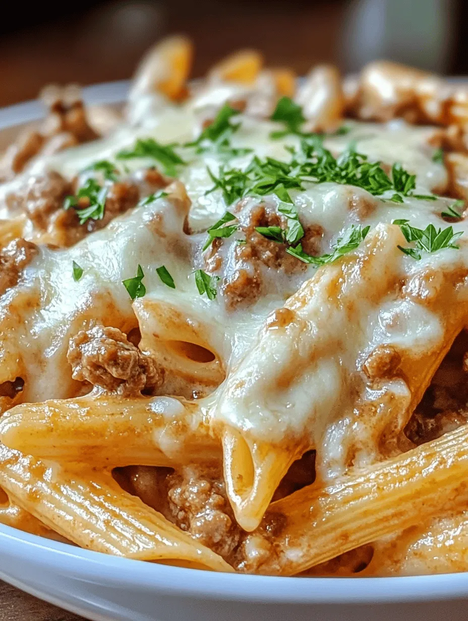 Creamy Protein-Packed Beef Pasta: A Delicious and Nutritious Meal