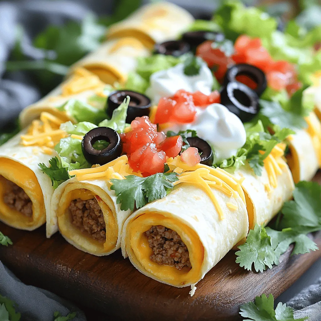 Taco tortilla roll ups are a fun, tasty snack made with tortillas and taco fillings. These rolled treats are easy to make and enjoy. You can fill them with meats, cheese, veggies, and sauces. I love how versatile taco roll ups can be. You can create them with many different flavors.