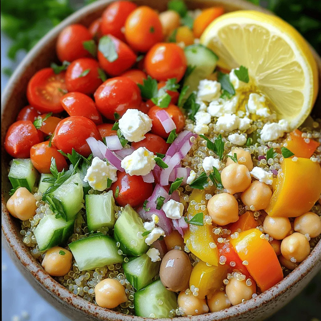 Mediterranean Chickpea Bowl Nourishing and Simple Dish