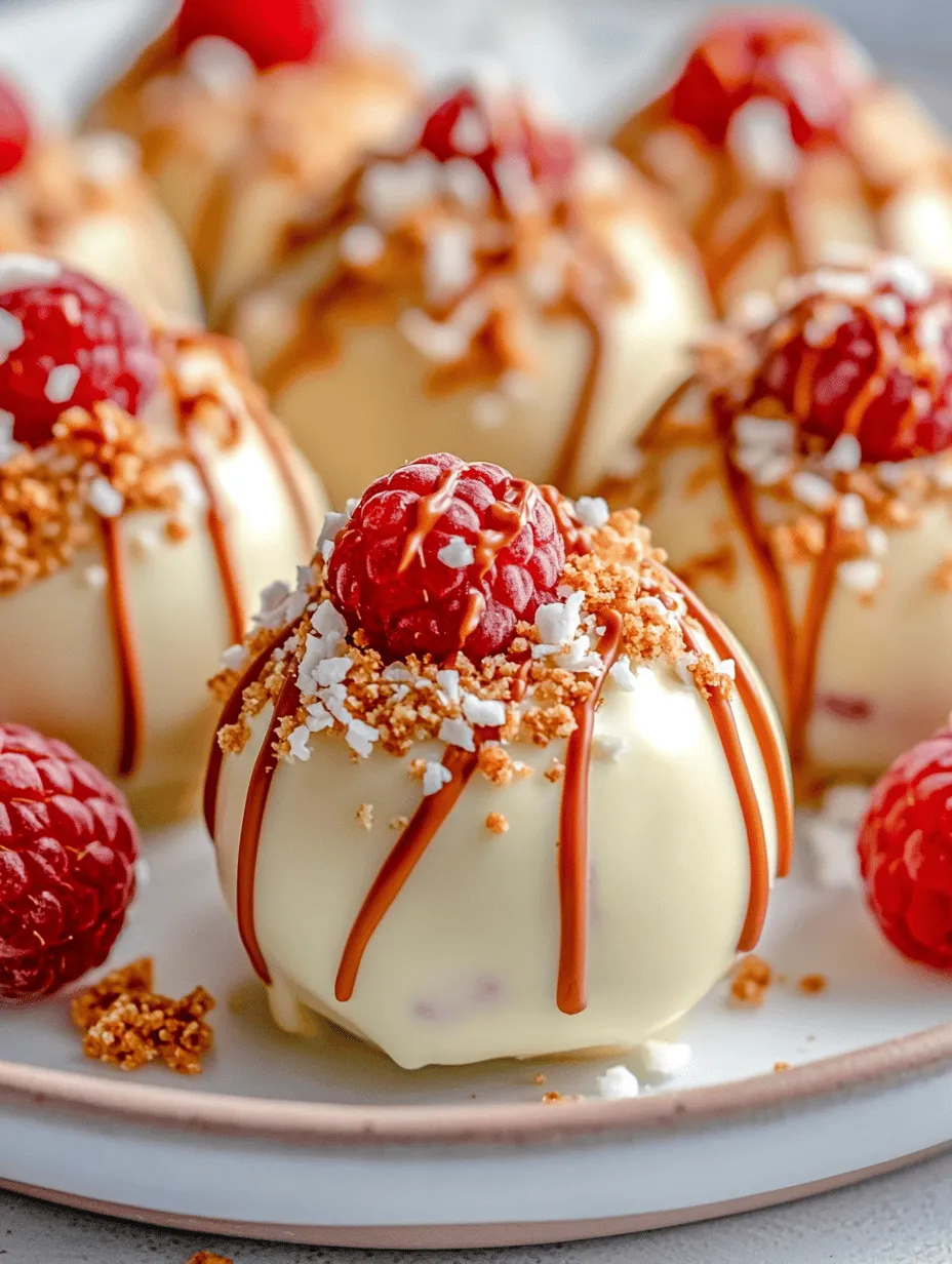 White Chocolate Raspberry Cheesecake Balls Recipe