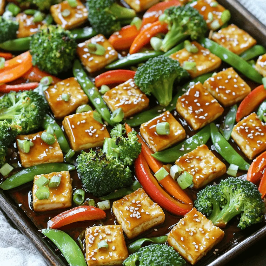 Sheet Pan Teriyaki Tofu &#038; Veggies Flavorful Delight