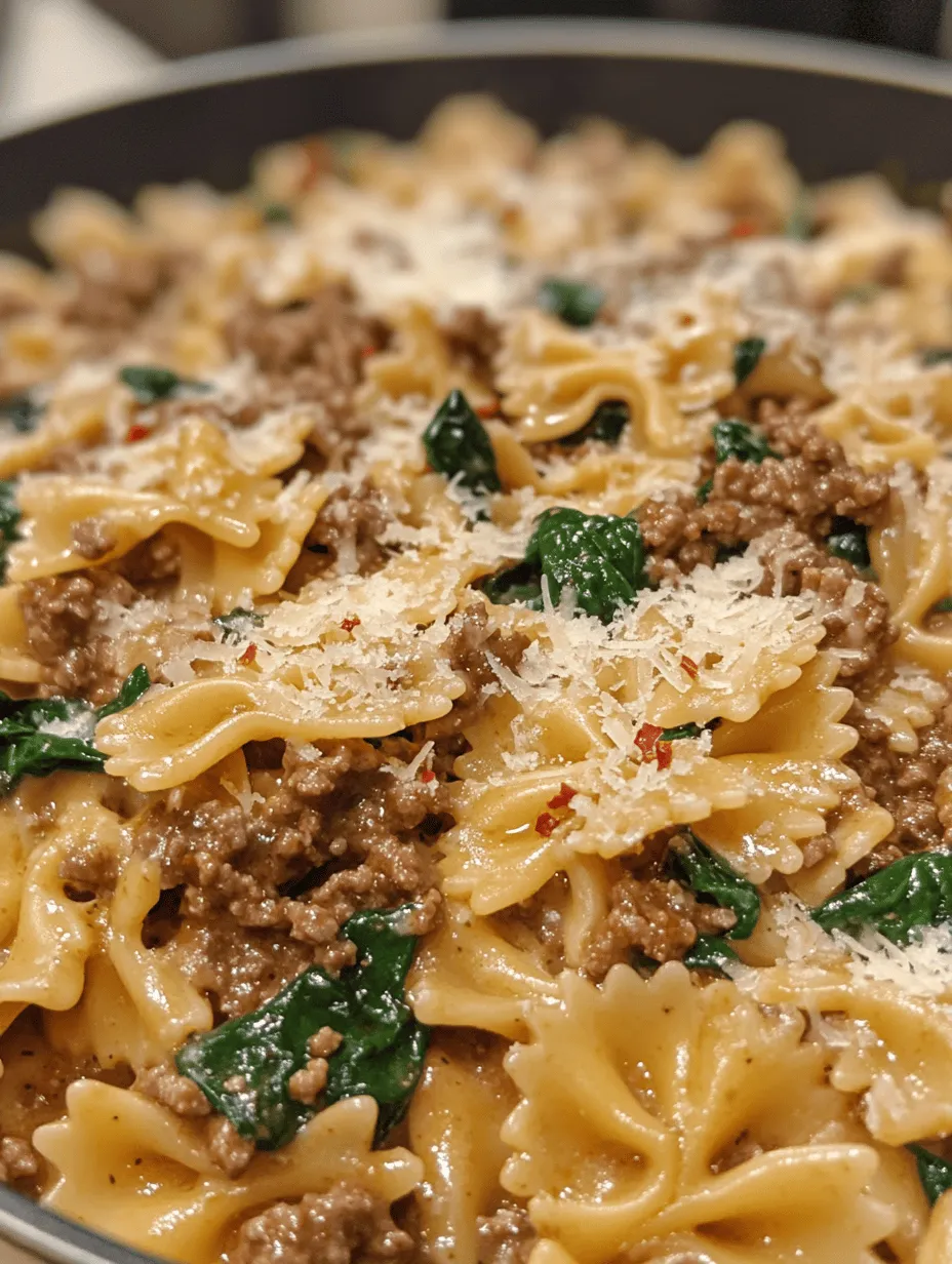 Discovering Creamy Beef and Bowtie Pasta