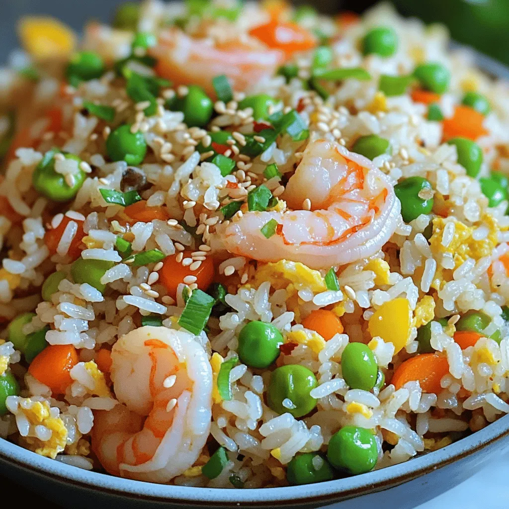 Minute Garlic Shrimp Fried Rice Quick and Tasty Meal