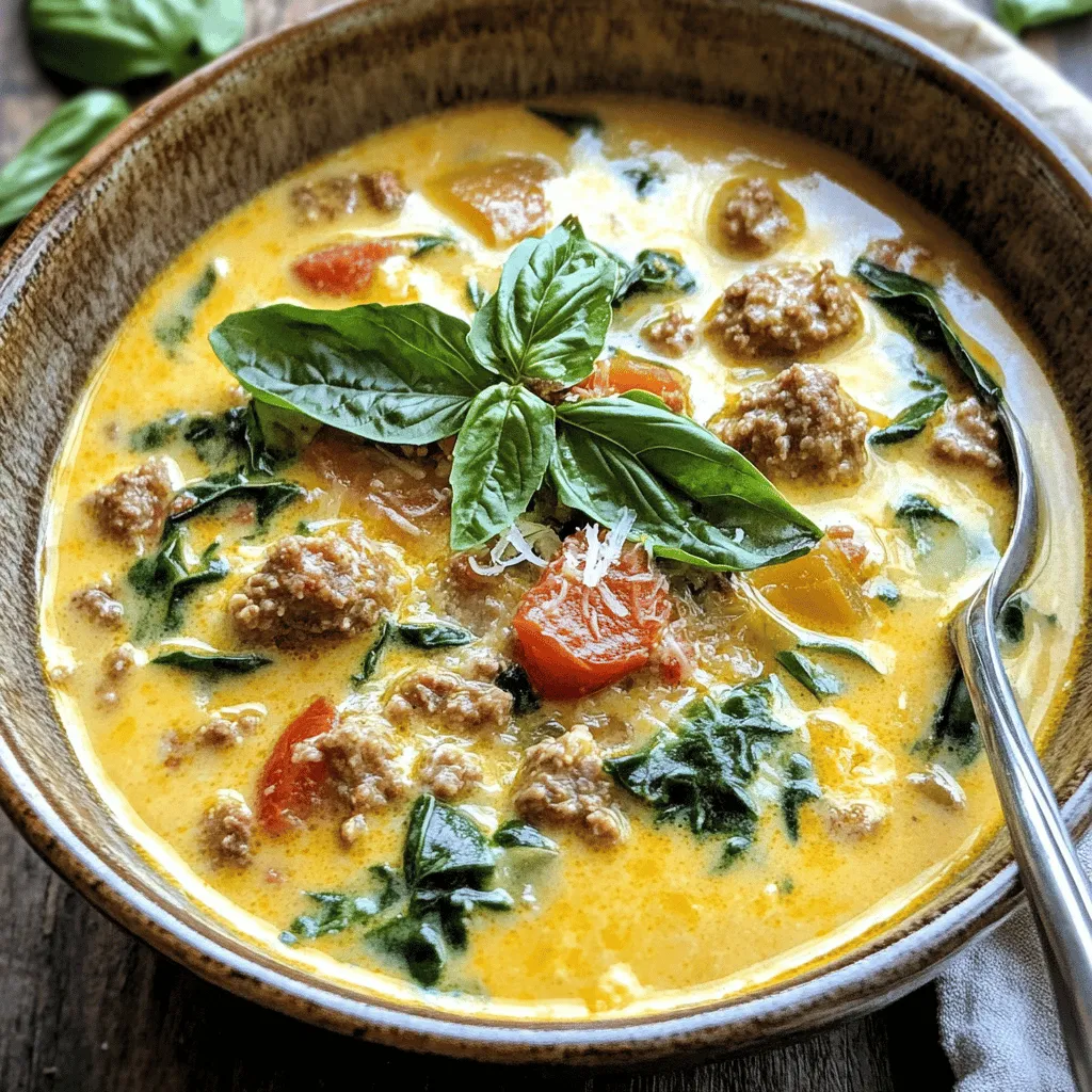 Instant Pot Keto Tuscan Soup: A Creamy, Hearty Delight