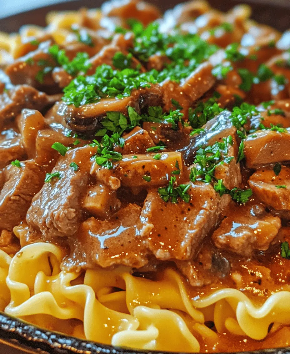 Beef Stroganoff is a beloved classic that evokes feelings of warmth and comfort with every bite. This rich and creamy dish, with its tender strips of beef and savory sauce, has won hearts across the globe, making it a staple in many households. The combination of flavors—sautéed mushrooms, aromatic onions, and the distinctive tang of sour cream—creates a luxurious texture that is sure to satisfy even the pickiest of eaters.