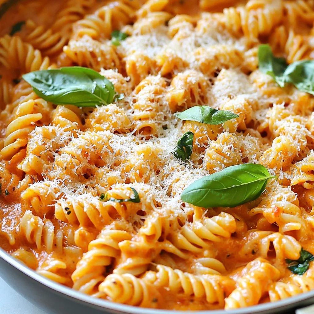 One Pot Creamy Tomato Basil Pasta Delight Recipe