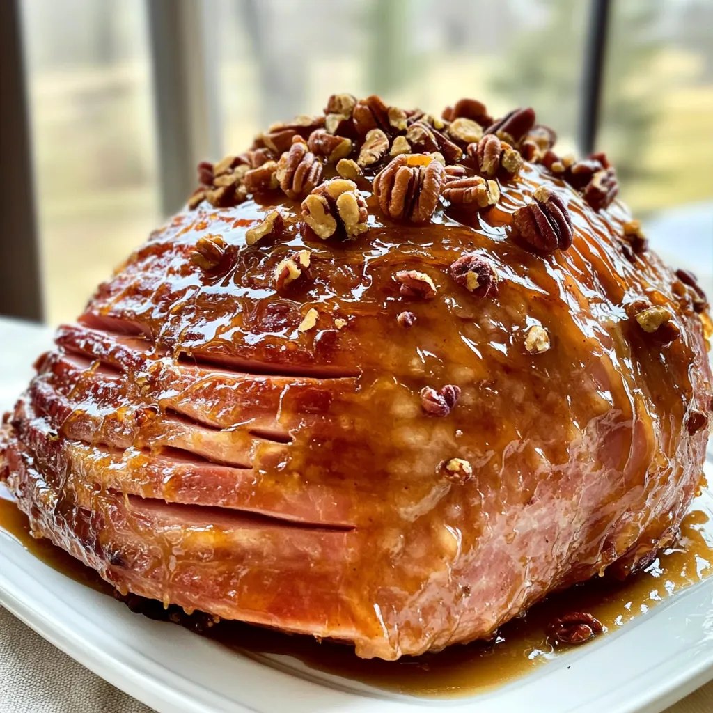 Slow Cooker Maple Glazed Ham Simple and Tasty Meal