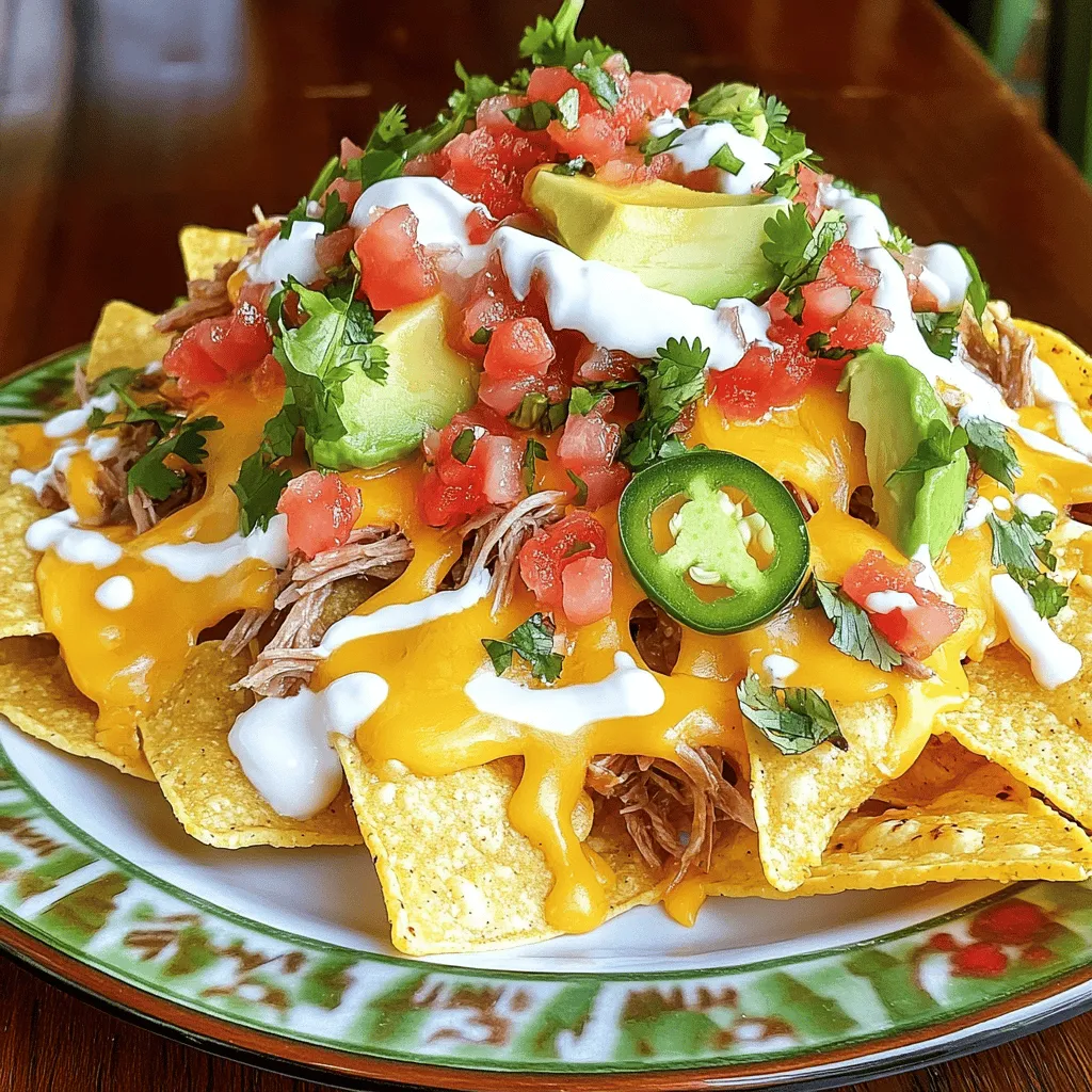 Pulled Pork Nachos Loaded with Flavorful Toppings