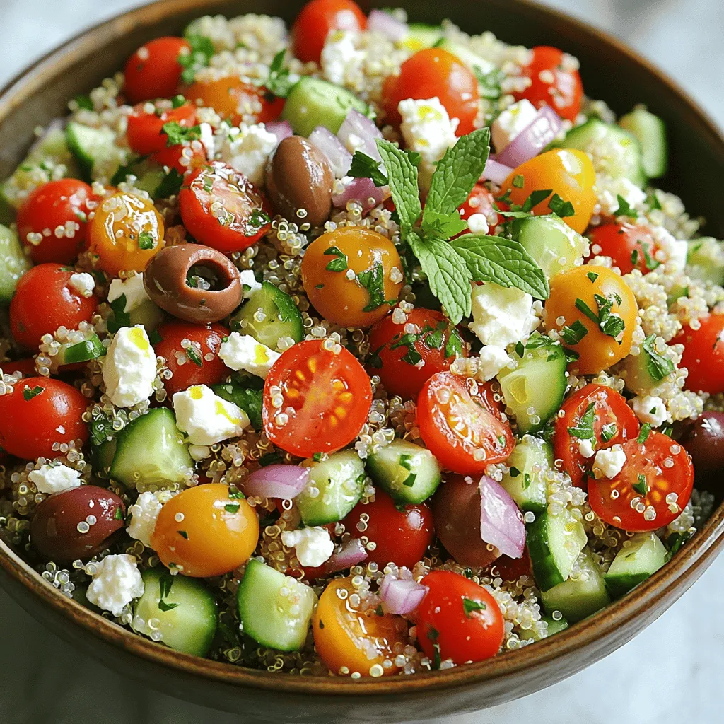 Mediterranean Quinoa Salad Fresh and Healthy Recipe