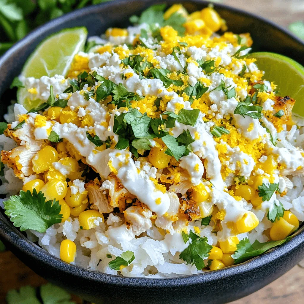 Street Corn Chicken Rice Bowl: A Flavorful Fusion of Comfort and Freshness