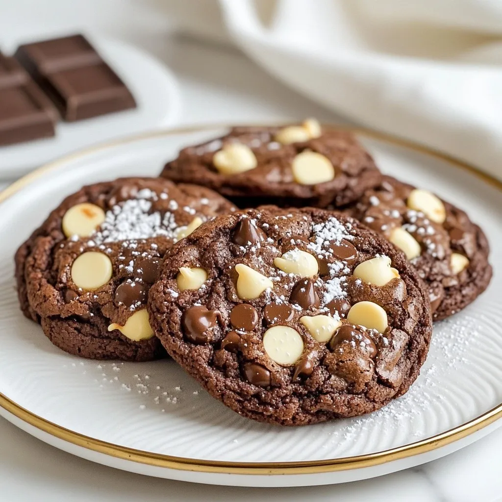 Triple Chocolate Brownie Cookies Irresistible Treat