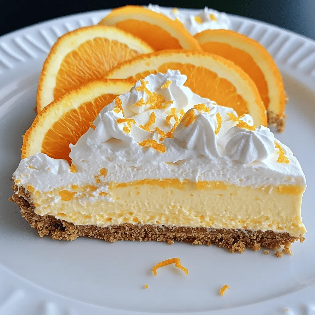 To make a no bake orange creamsicle cheesecake, you need simple ingredients. The main ones are cream cheese, orange juice, and graham cracker crumbs. Here’s a breakdown of what you will need.