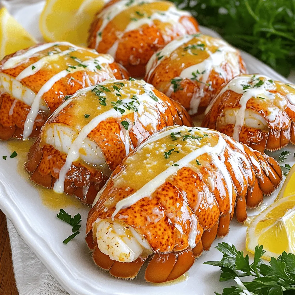 To make creamy garlic butter lobster tails, you need simple yet flavorful ingredients. Here’s what you will need: