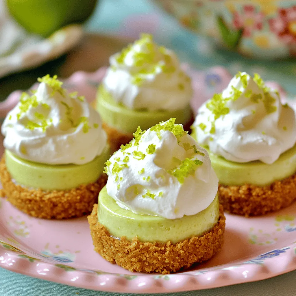 Mini Key Lime Cheesecakes: A Refreshing Delight