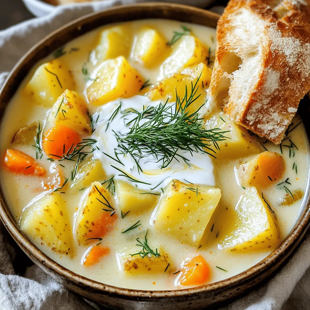 Polish Potato Soup Recipe Hearty and Comforting Dish