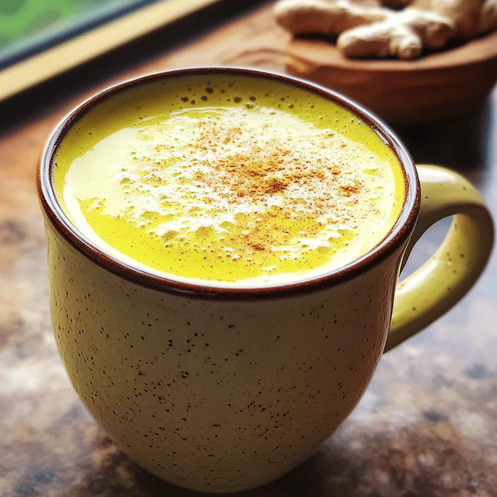Turmeric Golden Milk Latte Simple and Creamy Recipe