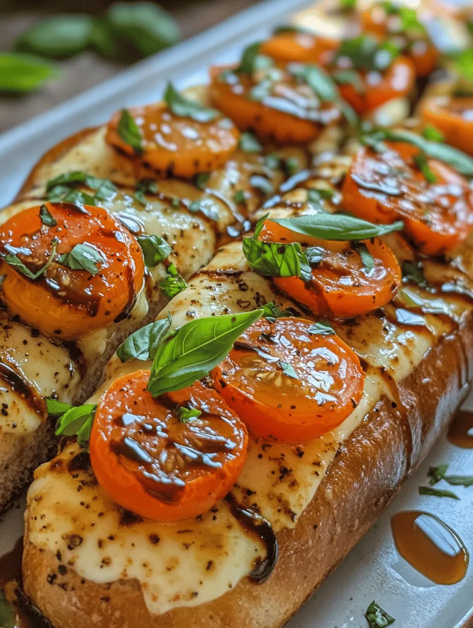 Cheesy Garlic Caprese Bread: A Flavorful Culinary Experience