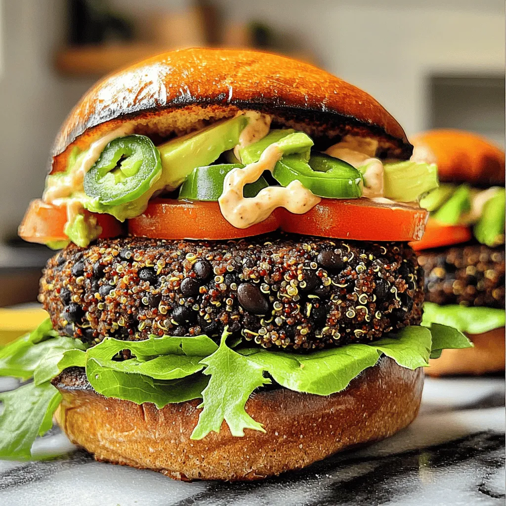 Spicy Black Bean Burgers Flavorful and Easy Recipe