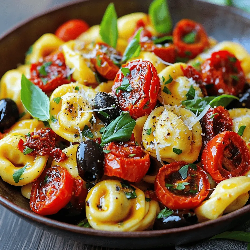Sun Dried Tomato Tortellini Pasta Salad Recipe