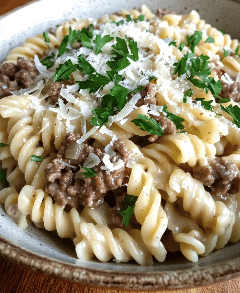 In the realm of quick and satisfying meals, few dishes can compete with Stovetop Creamy Ground Beef Pasta. This dish is not only a comforting classic but also a versatile recipe that appeals to families and busy individuals alike. Whether you