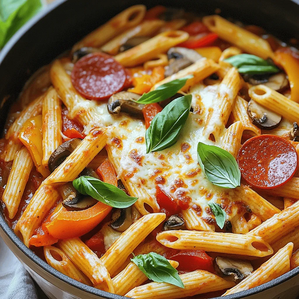 One Pot Pizza Pasta Simple and Flavorful Meal