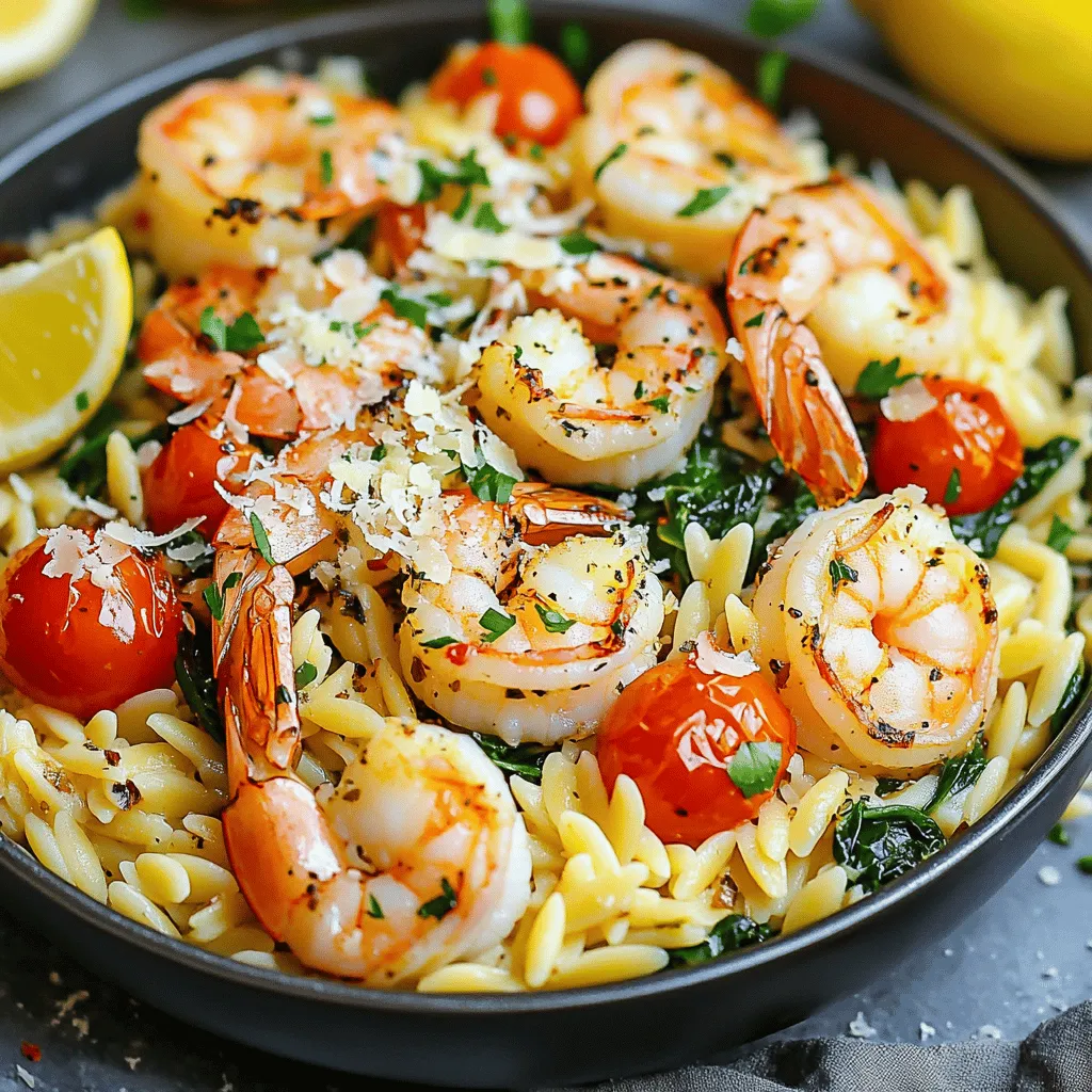 One Pan Parmesan Orzo with Shrimp: A Quick and Delicious Meal Option