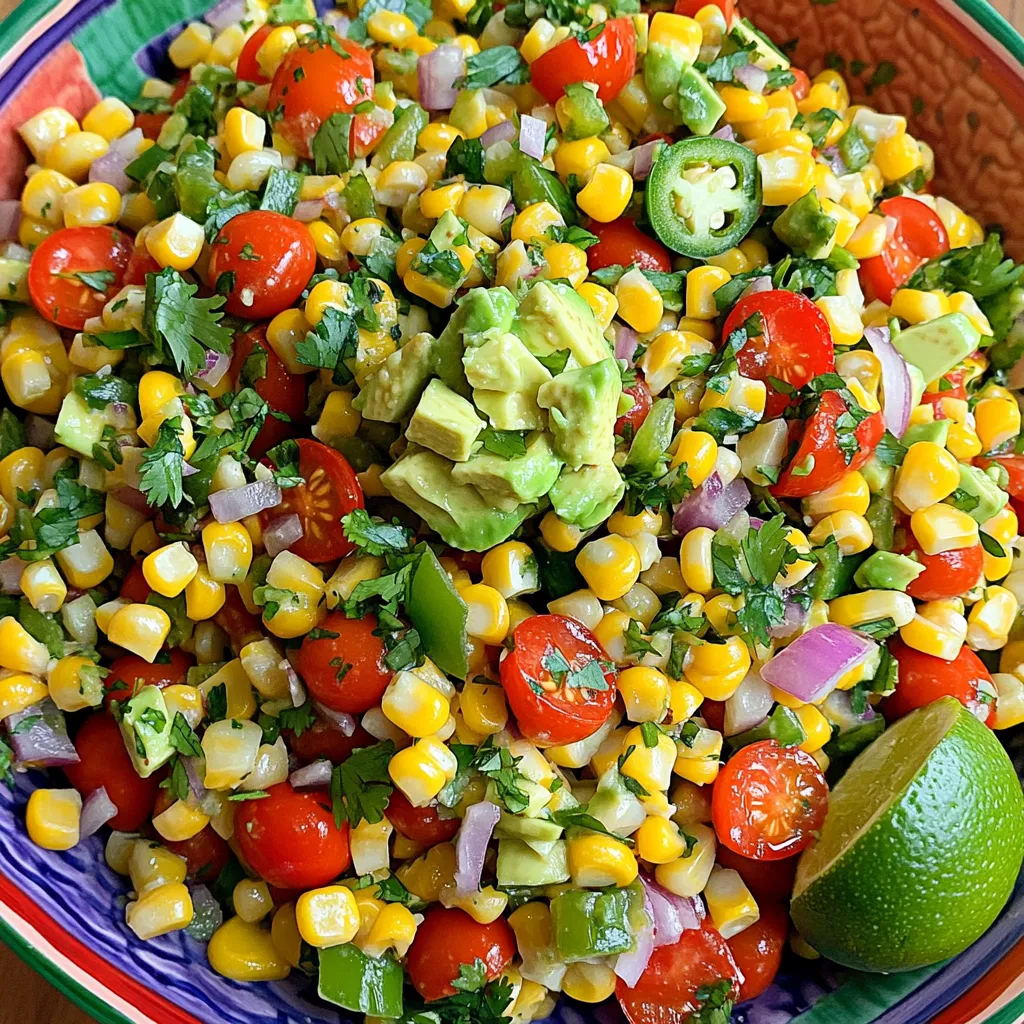 Fiesta Corn Salad Fresh and Flavorful Side Dish