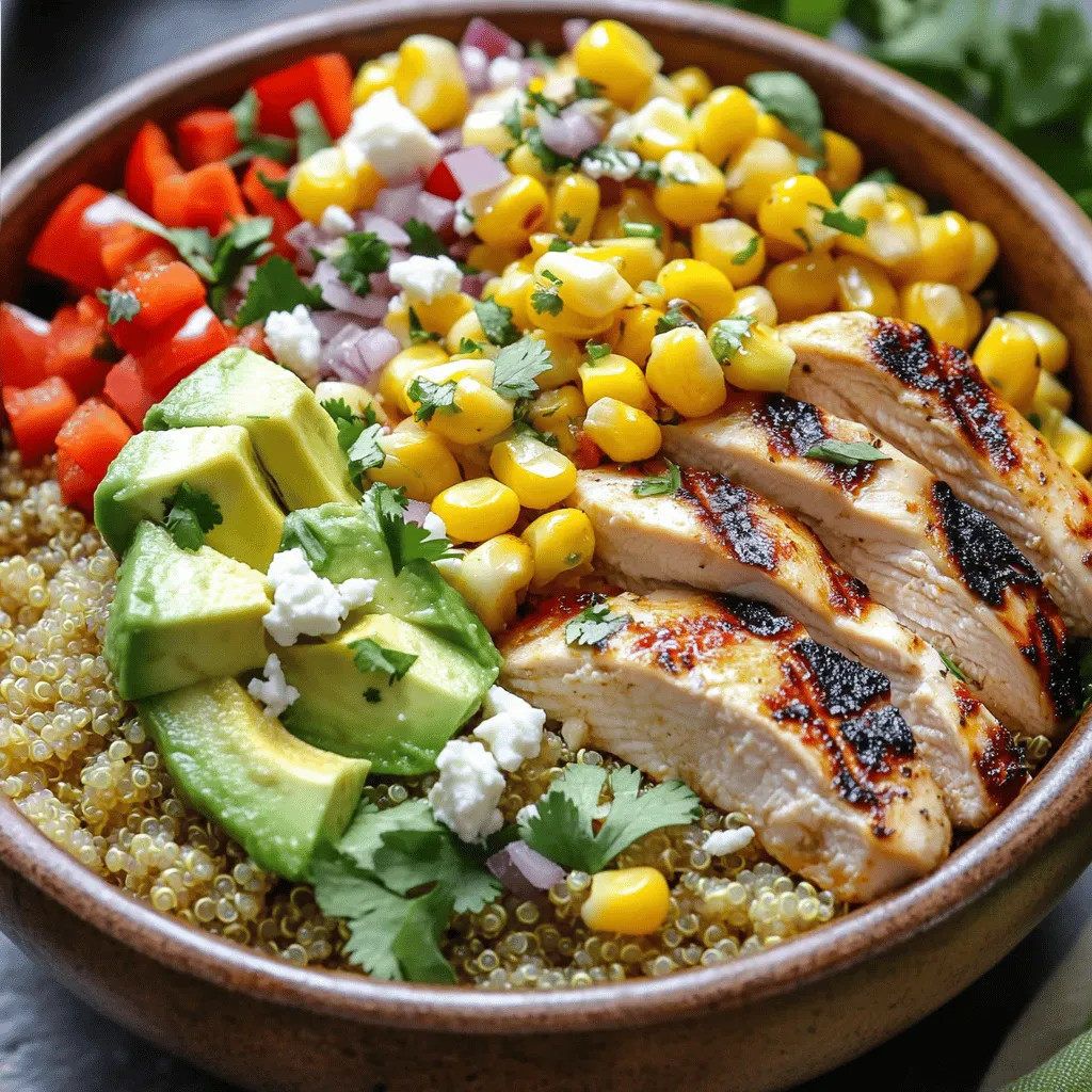 Street Corn Chicken Bowl Savory and Satisfying Meal