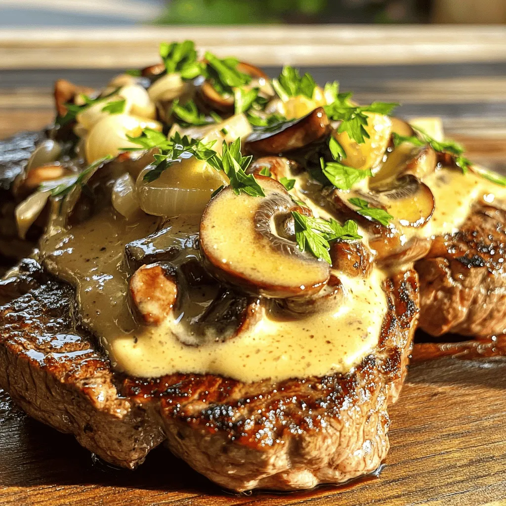 To prepare a creamy mushroom sauce, you only need a few key ingredients. For this easy mushroom sauce recipe, gather 2 cups of fresh mushrooms, 2 tablespoons of olive oil, and 1 tablespoon of unsalted butter. You will also need 3 cloves of minced garlic, 1 small onion, 1 cup of heavy cream, and ½ cup of beef broth. Finally, include 1 teaspoon of Dijon mustard, 1 teaspoon of soy sauce, and some salt and pepper to taste.