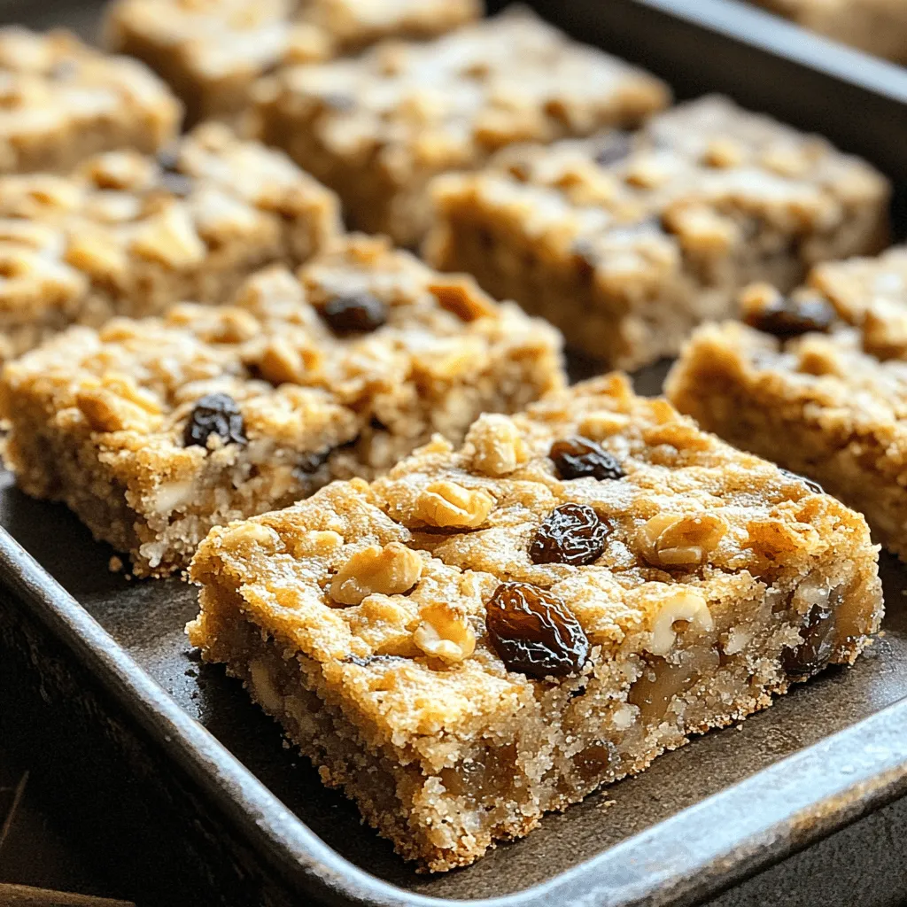 Chewy Oatmeal Raisin Cookie Bars: The Allure of a Classic Treat