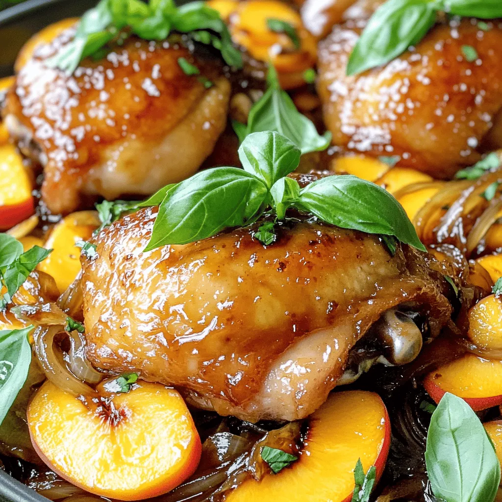 One Pot Peach Chicken Simple Delightful Recipe