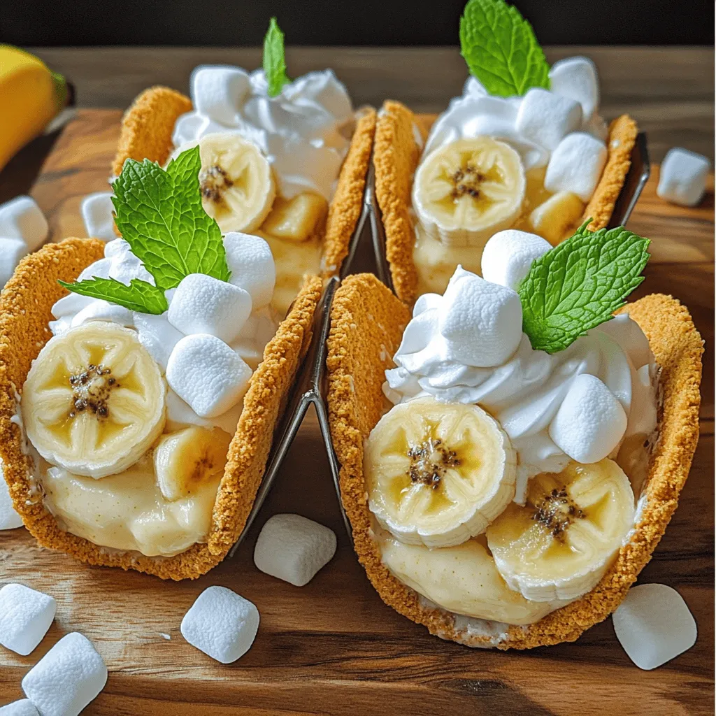 Banana Pudding Tacos Irresistible Dessert Delight