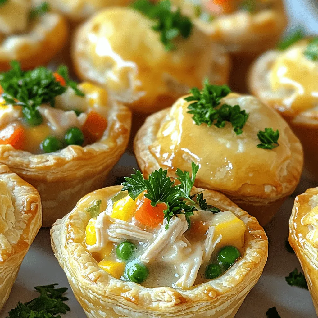Mini Chicken Pot Pie Muffins Tasty and Easy Recipe