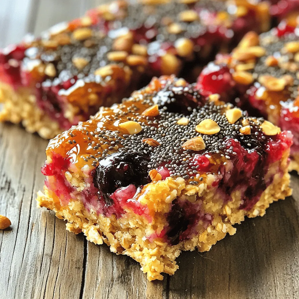 Wholesome Berry Chia Breakfast Bars Easy Snack Recipe