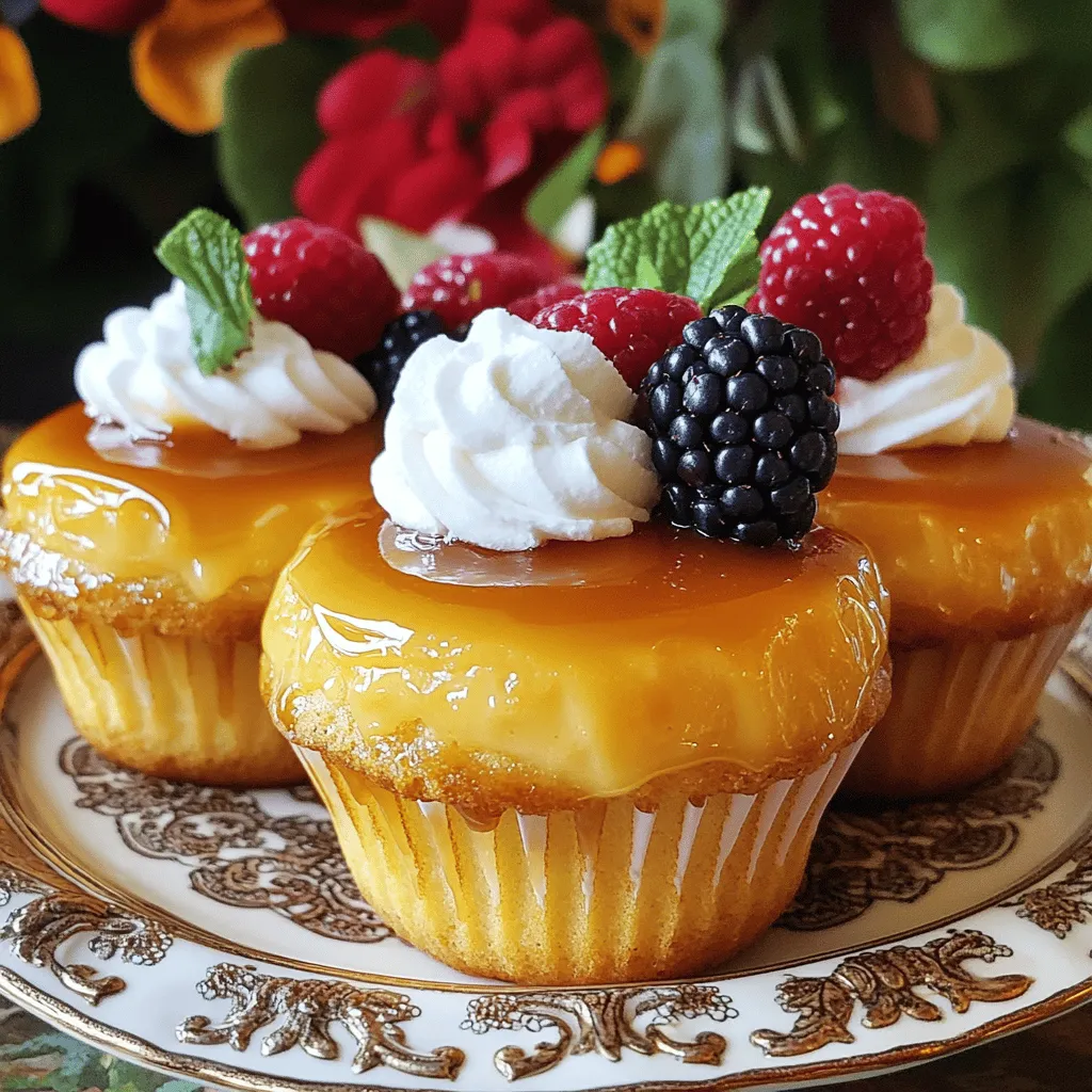 For caramel flan muffins, you need simple, fresh ingredients. The main flan muffin ingredients are sugar, butter, and eggs. You will also need flour, milk, and vanilla extract. Each ingredient plays a key role in taste and texture.