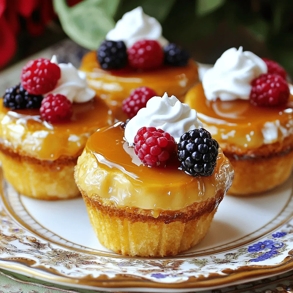 Caramel Flan Muffins Delightful and Simple Recipe