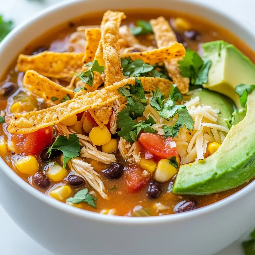 Crockpot Chicken Tortilla Soup Simple and Tasty Meal