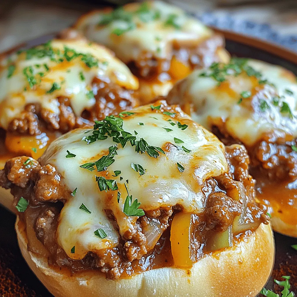 Philly Cheesesteak Sloppy Joes Recipe