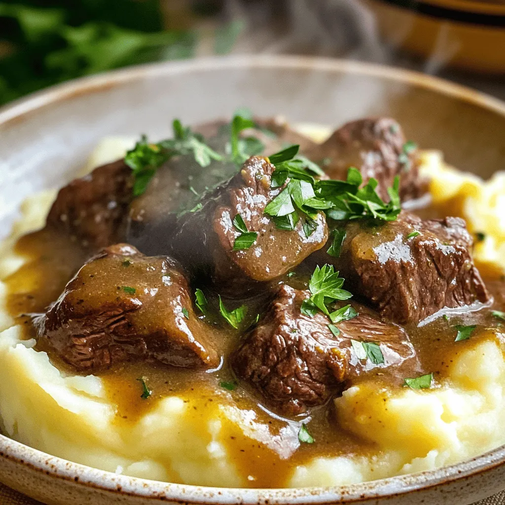 Savory Beef Tips with Gravy Tasty and Easy Recipe