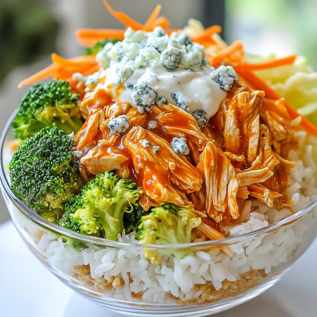 Buffalo Chicken Bowls Flavorful and Easy Weeknight Meal