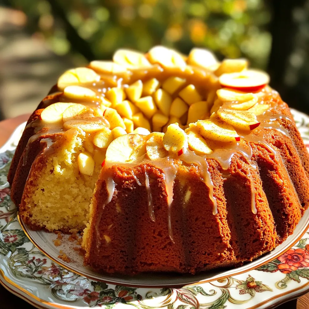 Apple Cider Pound Cake with Glaze Irresistible Treat