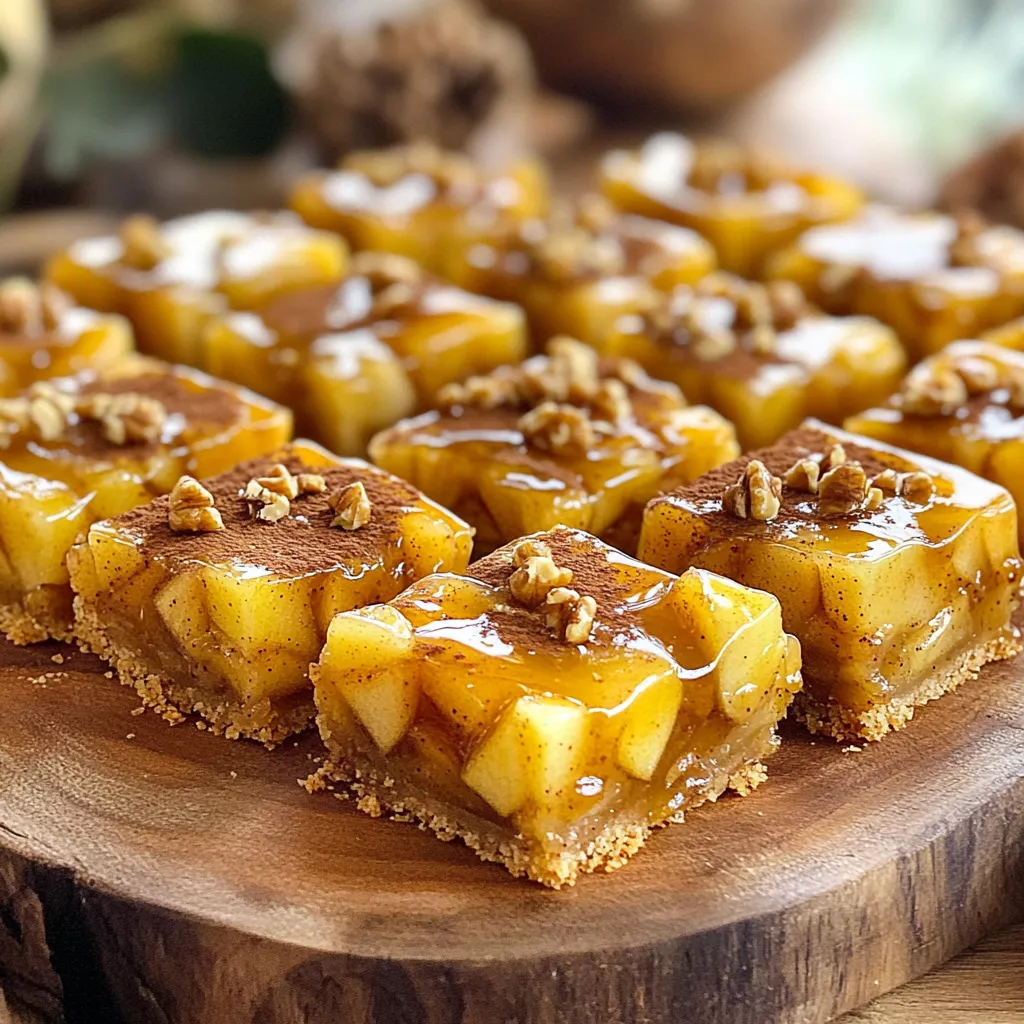 Maple Glazed Apple Bars Irresistible Flavor Delight